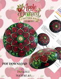 Apple Orchard 4" Rock Dot-Painting Pattern – PDF Download