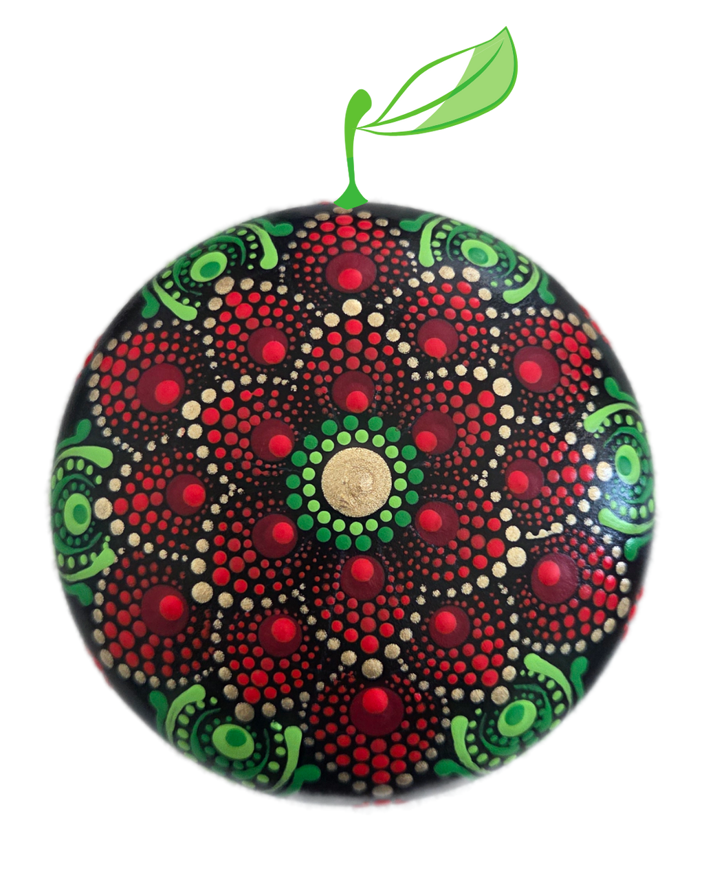Apple Orchard 4" Rock Dot-Painting Pattern Kit