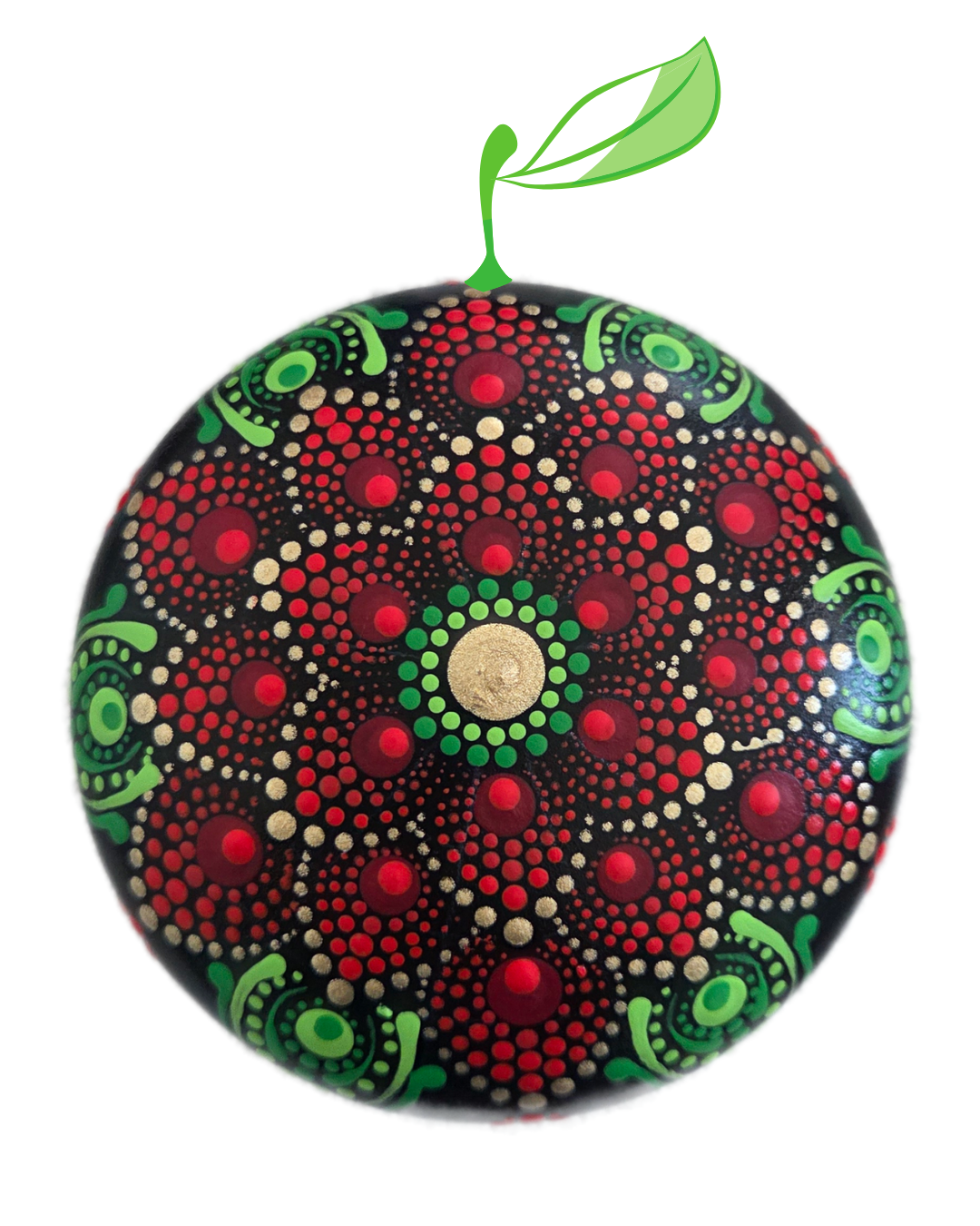 Apple Orchard 4" Rock Dot-Painting Pattern Kit